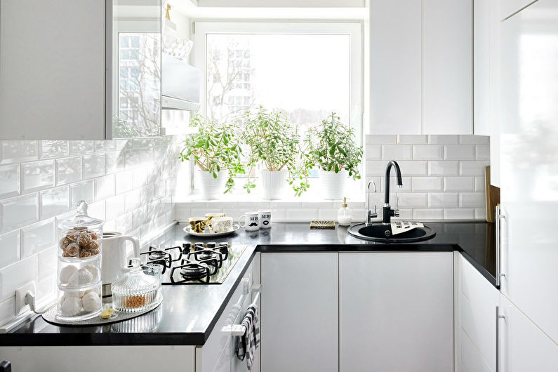 Кухня 7 кв.м. в скандинавском стиле - Дизайн интерьера