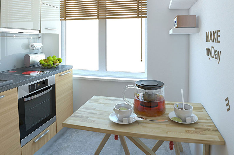 Дизайн интерьера кухни 7 кв.м. - фото