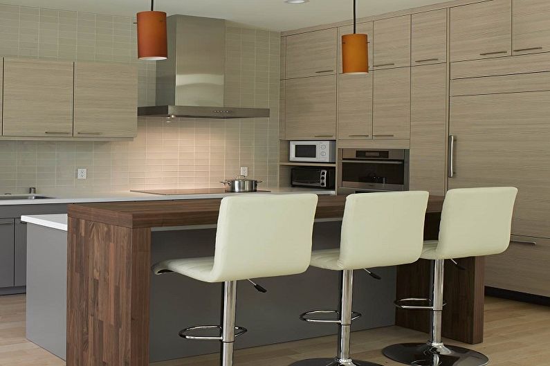 Дизайн интерьера кухни 13 кв.м. - фото