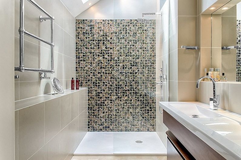 Дизайн ванной комнаты 6 кв.м. - Отделка стен