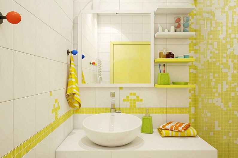 Дизайн маленькой ванной комнаты - Цветовые решения