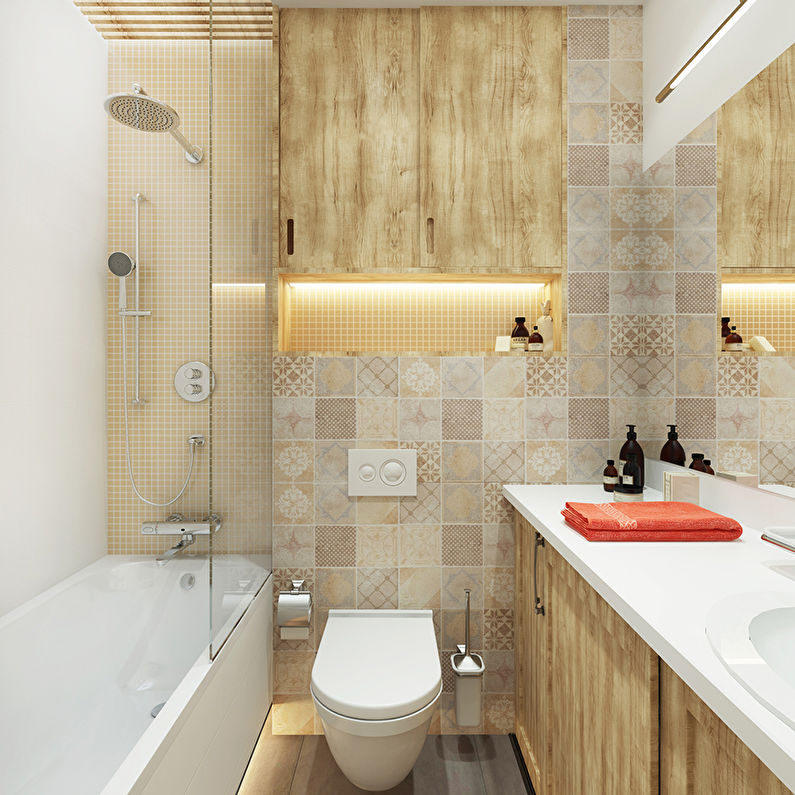 Дизайн маленькой ванной комнаты - 70 фото интерьеров, идеи для ремонта