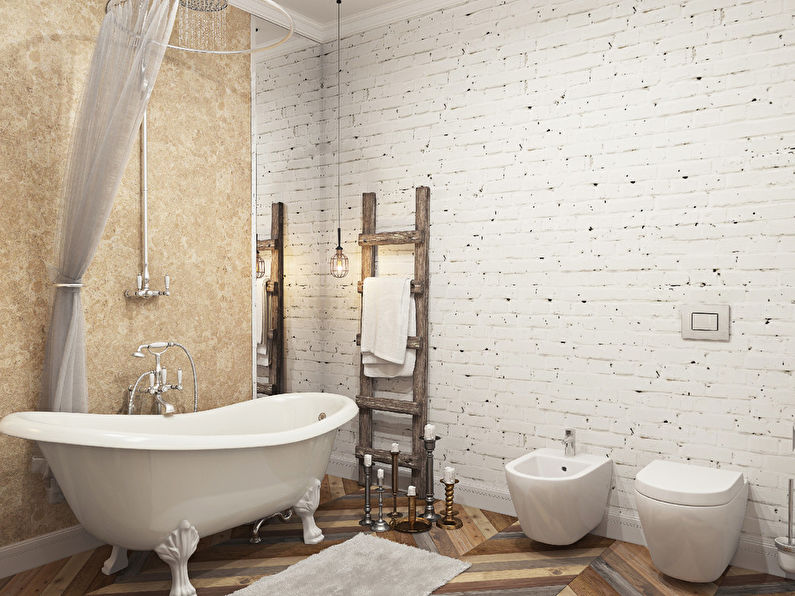 Ванная комната в скандинавском стиле - фото 1