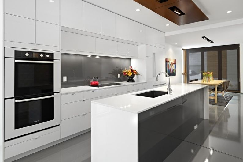Кухни в стиле хай-тек: 80 фото дизайна интерьеров, идеи для ремонта