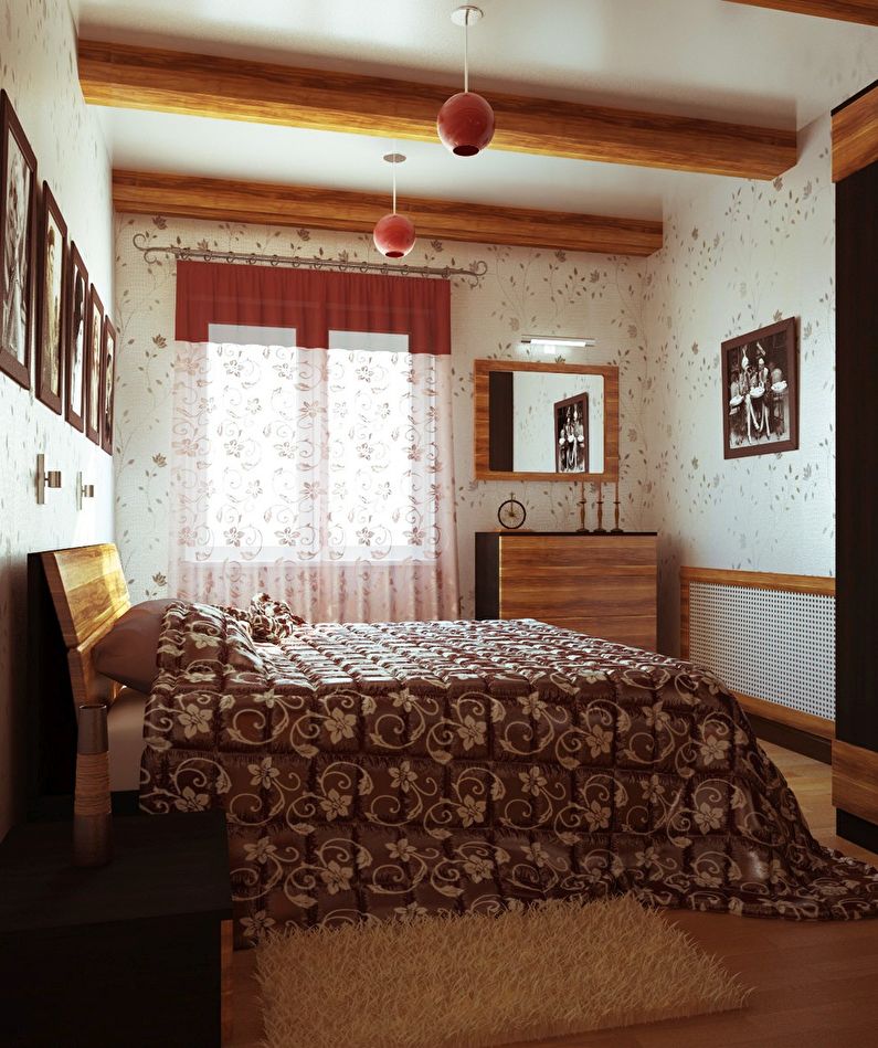 Спальня в стиле Кантри фото