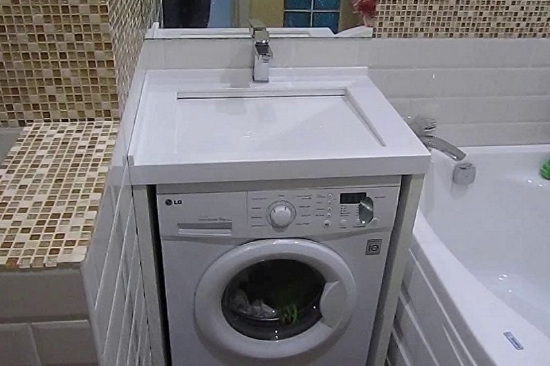 Раковина над стиральной машиной (60 фото): виды, как выбрать .