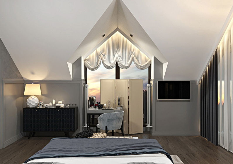 «Антрацит»: Дизайн спальни - фото 3