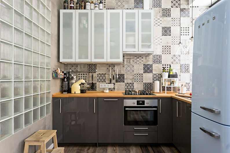 Дизайн интерьера кухни 7 кв.м. - фото
