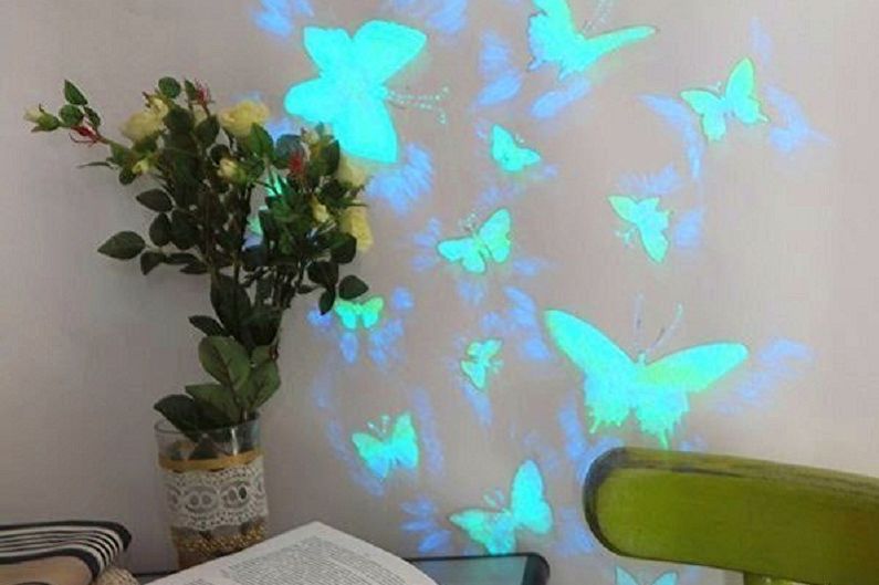 Бабочки на стену своими руками - Светящиеся бабочки