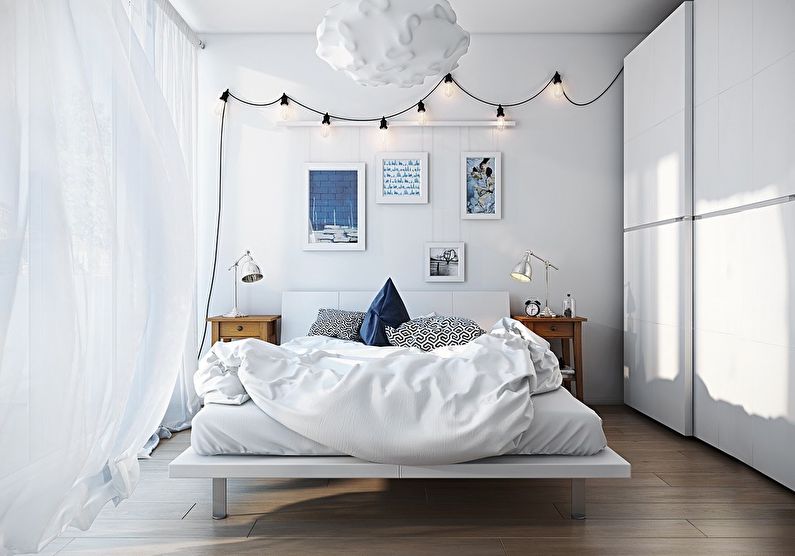 Дизайн простой спальни
