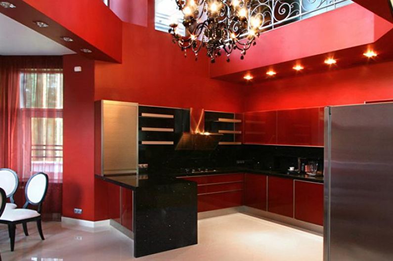 Дизайн интерьера кухни 14 кв.м. - фото