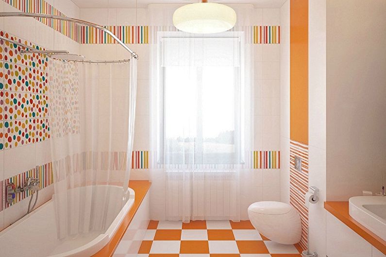 Оранжевая Ванная Комната Дизайн Фото