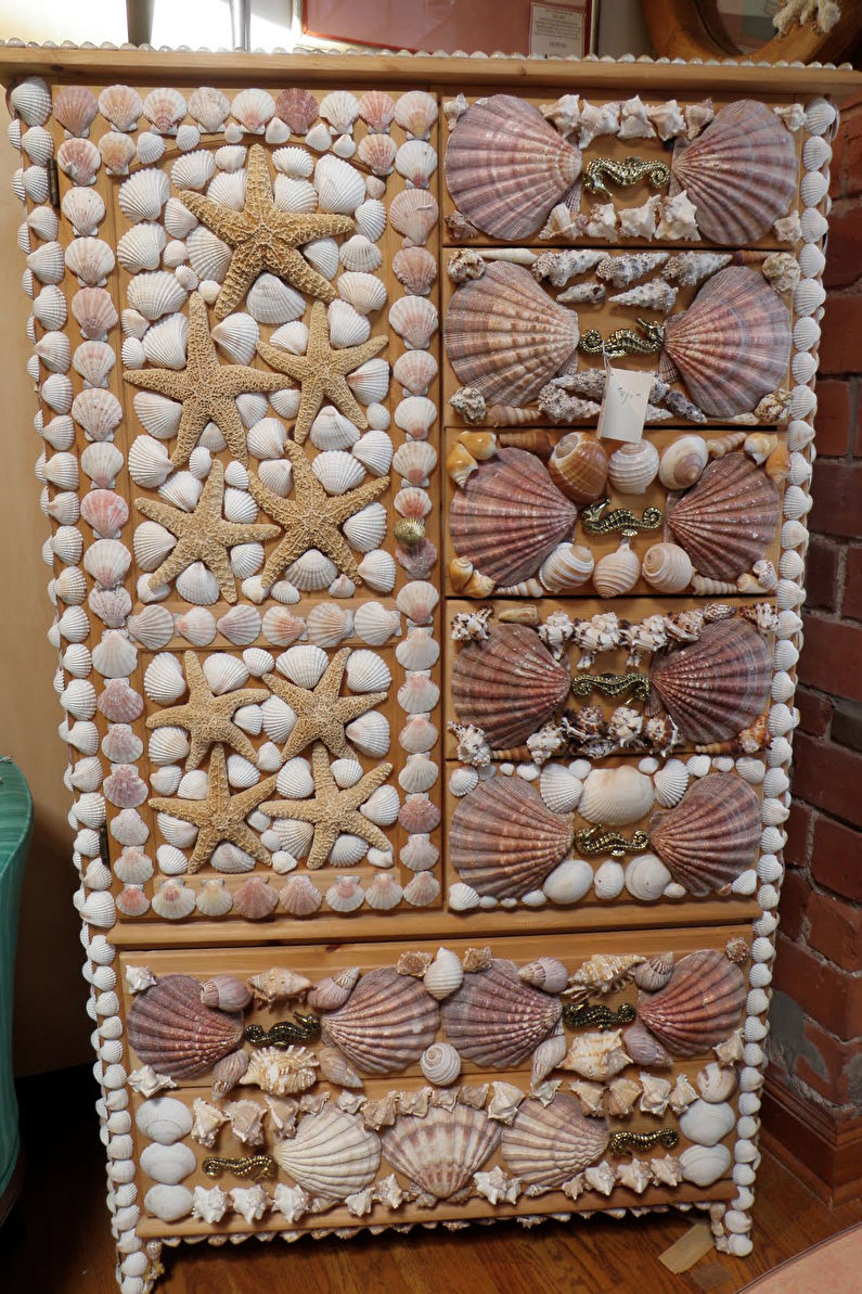 Декор старого шкафа своими руками - Мозаика
