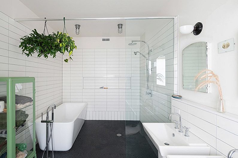 Дизайн интерьера ванной комнаты 6 кв.м. - фото