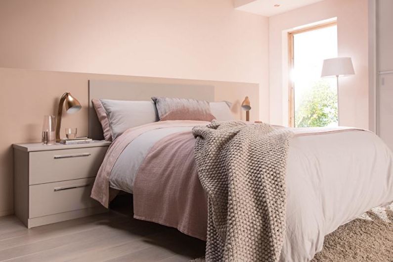 Розовая спальня - Дизайн интерьера 2021