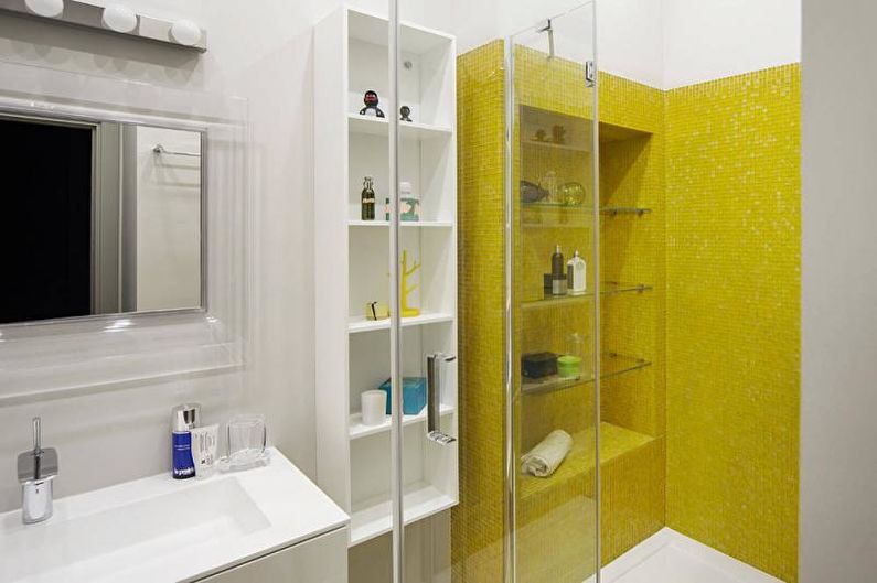 Дизайн ванной комнаты 2021 - Отделка стен