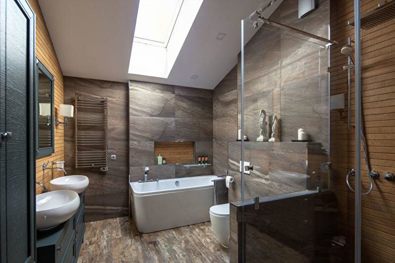 Дизайн интерьера ванной комнаты 2023 - фото