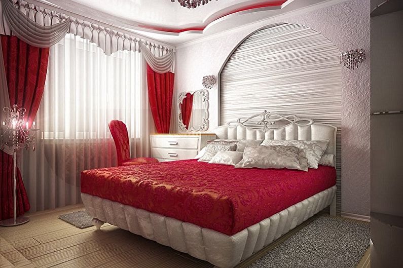 Дизайн интерьера маленькой спальни - фото
