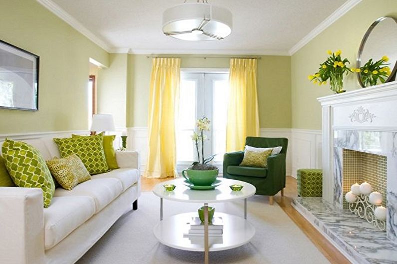 Дизайн маленькой гостиной - Цветовые решения