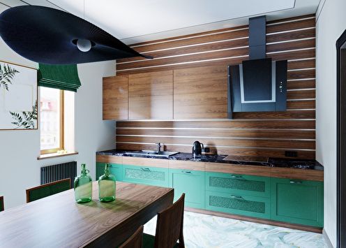 Emerald Green: Дизайн-проект кухни
