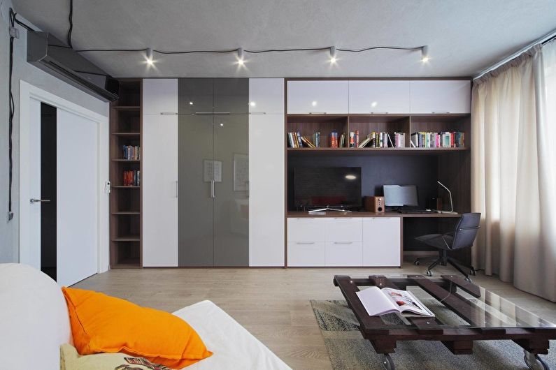 Concrete: Интерьер квартиры в стиле лофт