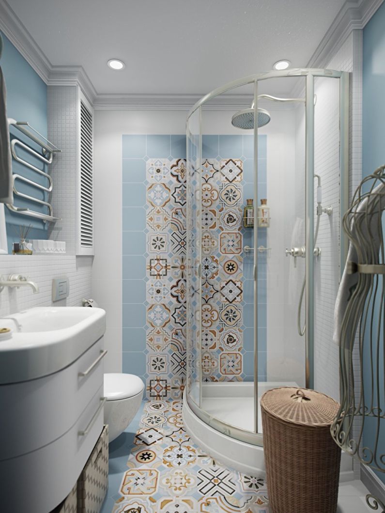 Дизайн ванной, совмещенной с туалетом: 20+ приемов, 70 фото