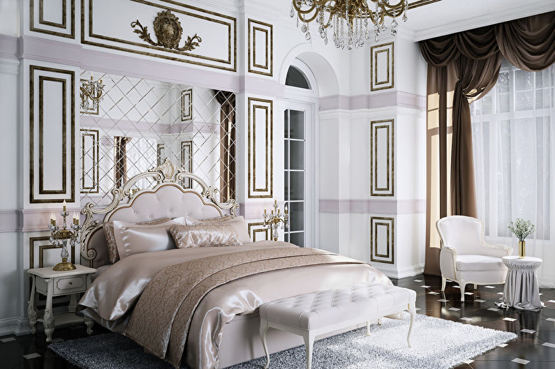 Дизайн спальни  в классическом стиле «Утренняя звезда»