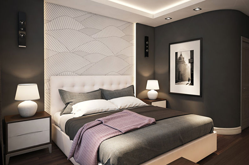 «Грань»: Спальня в современном стиле