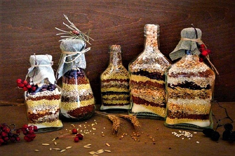 Мозаичное дерево: декорируем бутыль