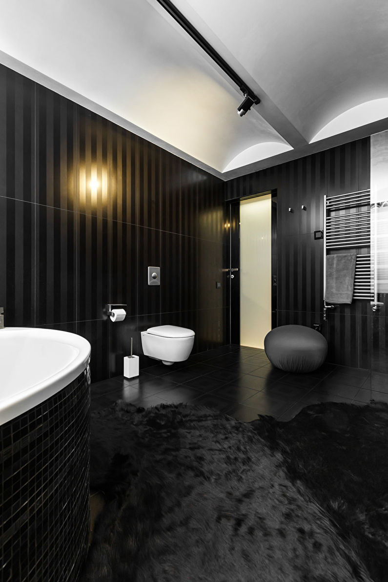 «Черная комната»: Интерьер ванной - фото 2