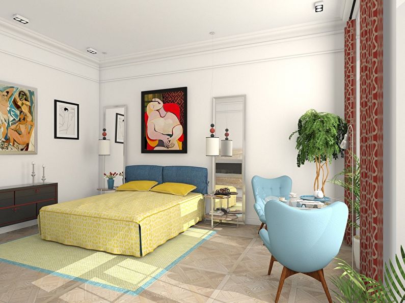«Вдохновленные Пикассо»: Дизайн спальни - фото 1