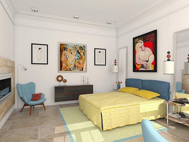 «Вдохновленные Пикассо»: Дизайн спальни - фото 2