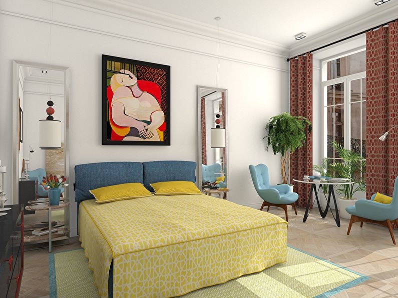 «Вдохновленные Пикассо»: Дизайн спальни