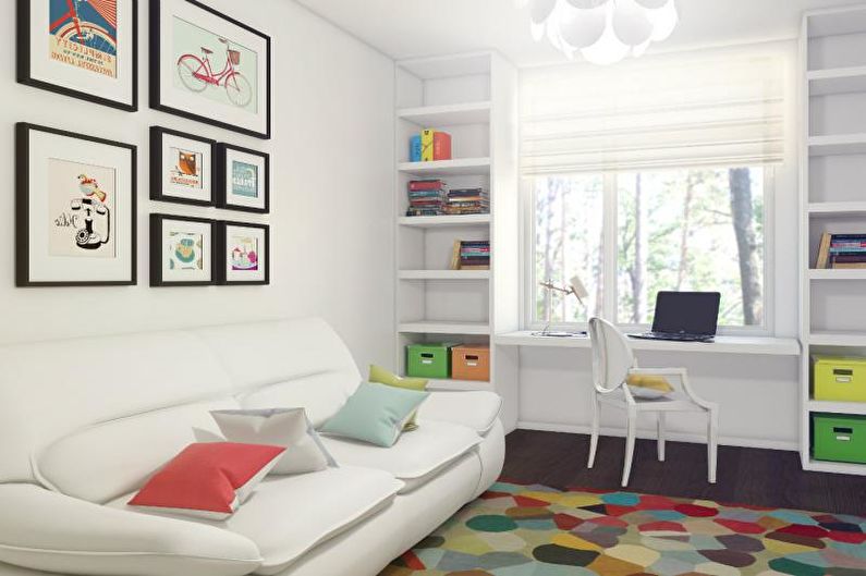 Teen Room Design - Neutral Finishes