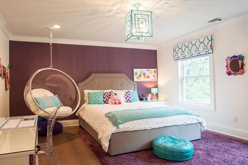 Room design for a teenage girl