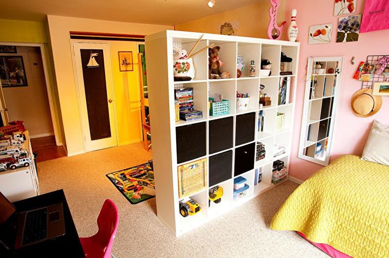 Zoning a room for two children - Design a room for a teenager