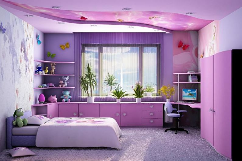 Teen room interior design - photo