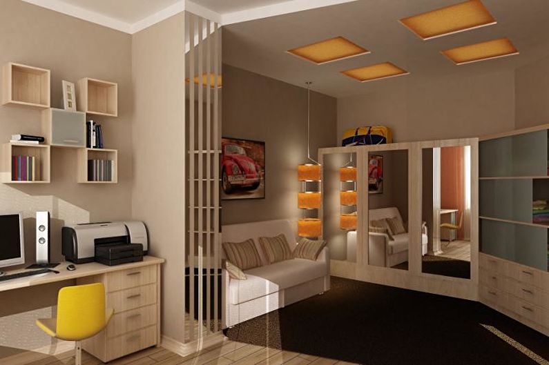 Teen room interior design - photo