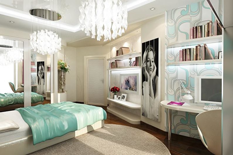 Teen room interior design - photo