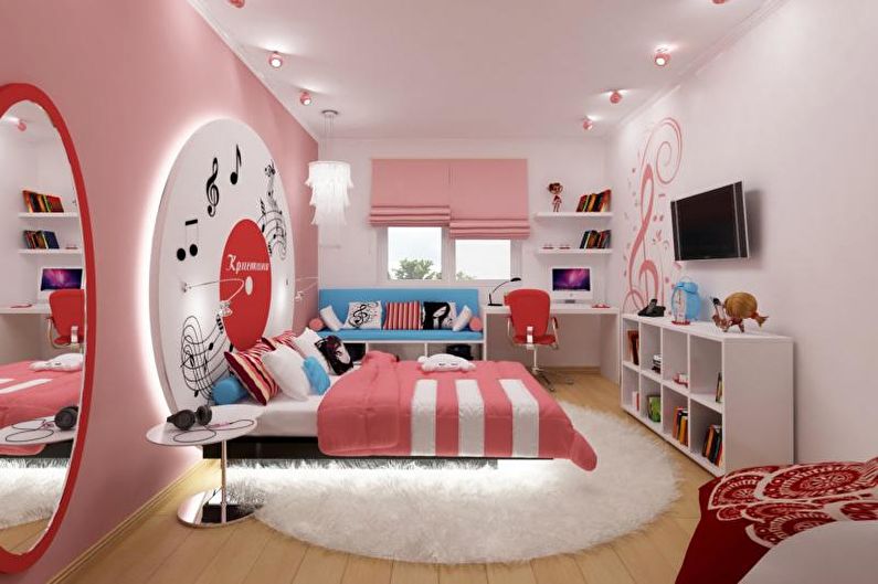 Teen room interior design - photo