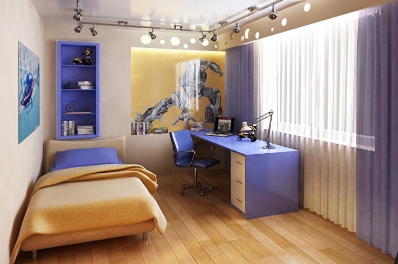 Teen room interior design - photo