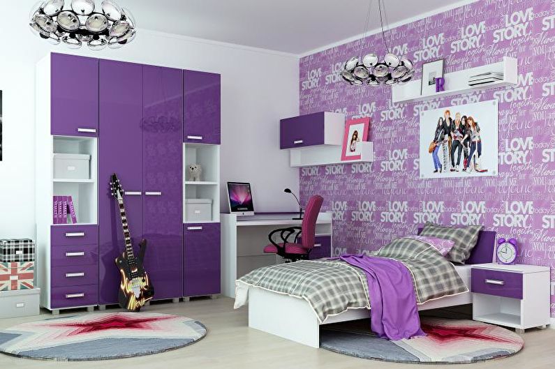 Teen room interior design - photo