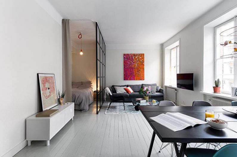 Дизайн интерьера двухкомнатной квартиры - фото