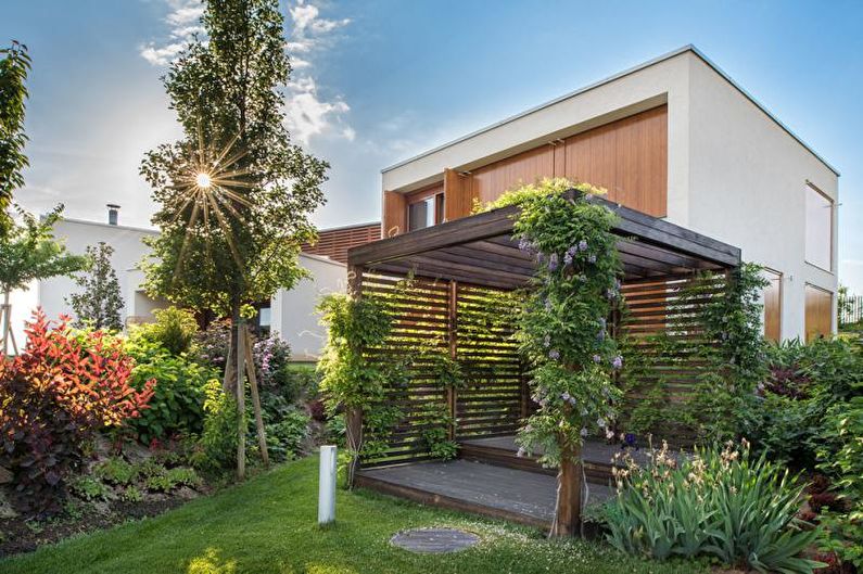 Ландшафтный дизайн дачного участка: 85 фото, красивые идеи для дачи и сада