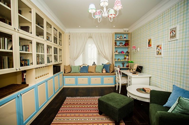 Детская комната в стиле кантри - Дизайн интерьера фото