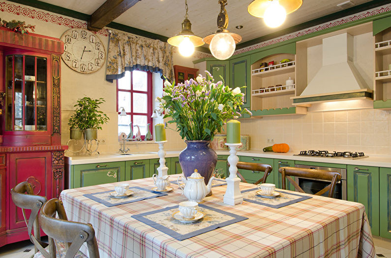 Романтичная кухня в стиле прованс - фото 2