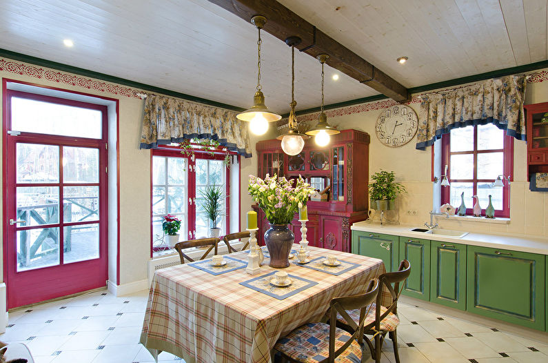 Романтичная кухня в стиле прованс - фото 3