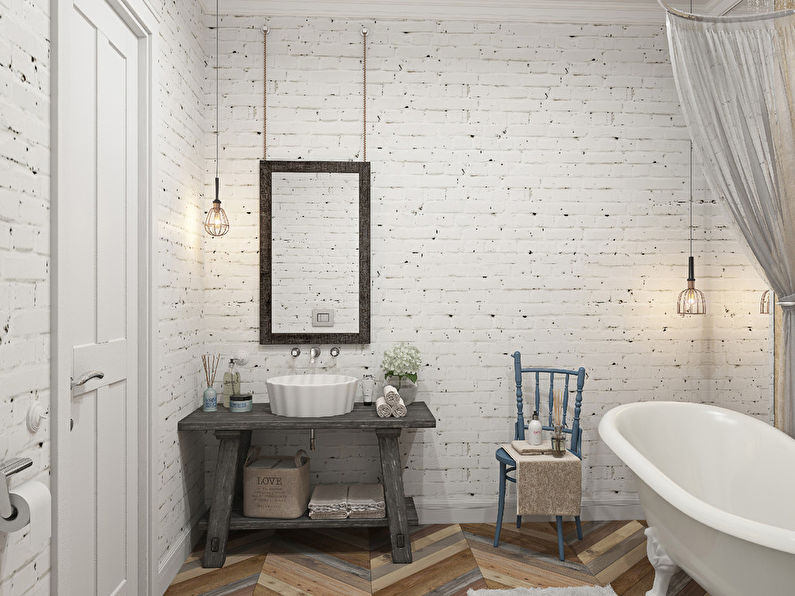 Ванная комната в скандинавском стиле - фото 2
