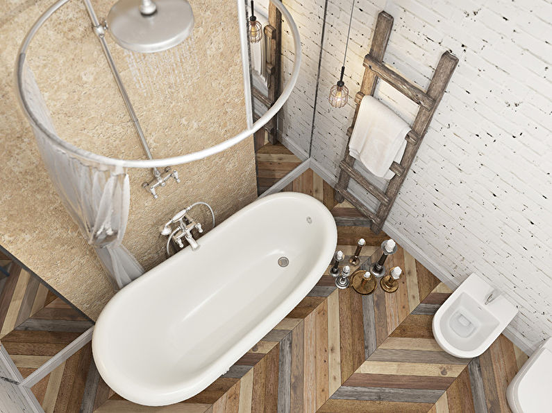 Ванная комната в скандинавском стиле - фото 3