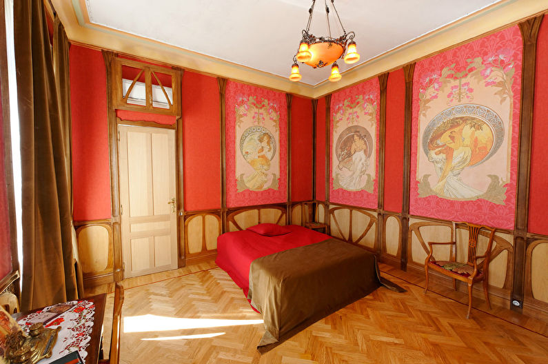 Спальня в стиле арт-нуво, Франция